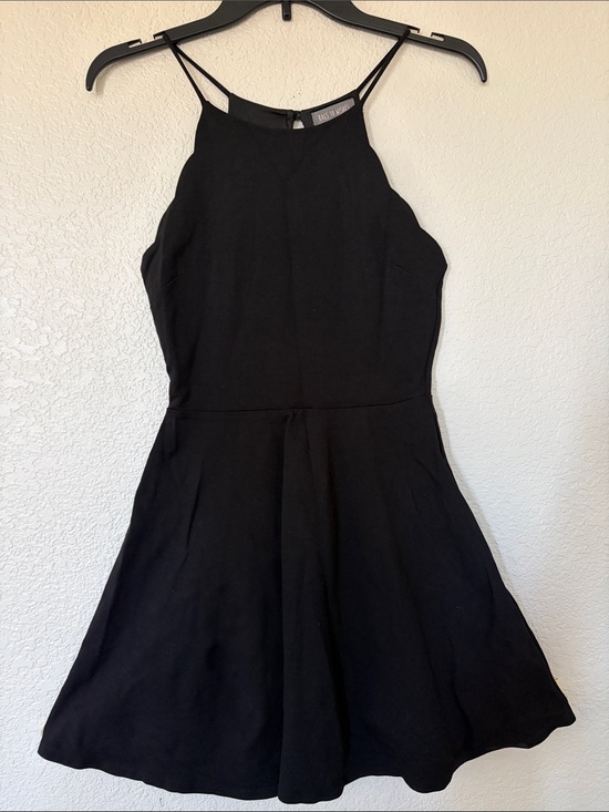 Rags To Wishes Dresses & Skirts - Women's Black Halter Mini Dress